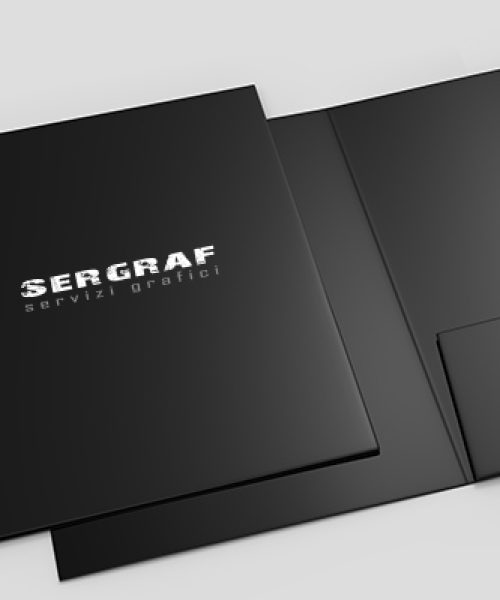 Blank reinforced A4 single pocket folder catalog on grey background for mock up. 3D rendering illustration.